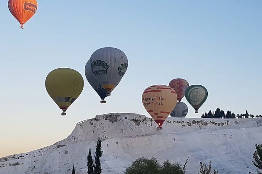 All Inclusive Hot Air Balloon Ride Over Pamukkale & Hierapolis