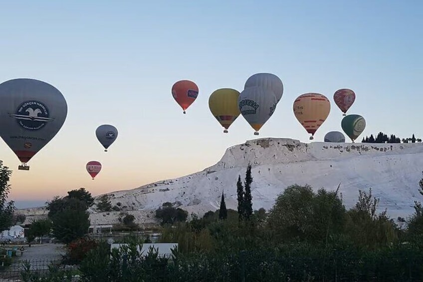 All Inclusive Hot Air Balloon Ride Over Pamukkale & Hierapolis