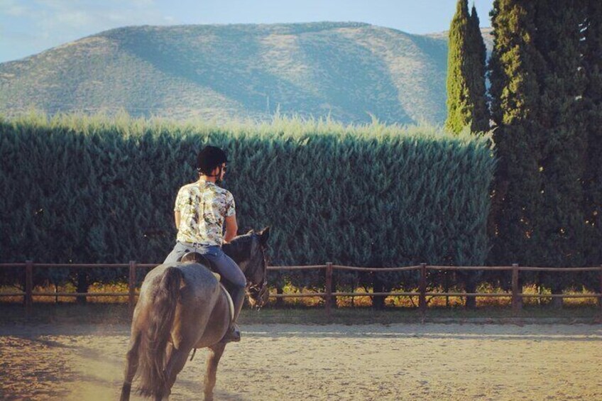 Horse riding at equestrian Club of Kavala