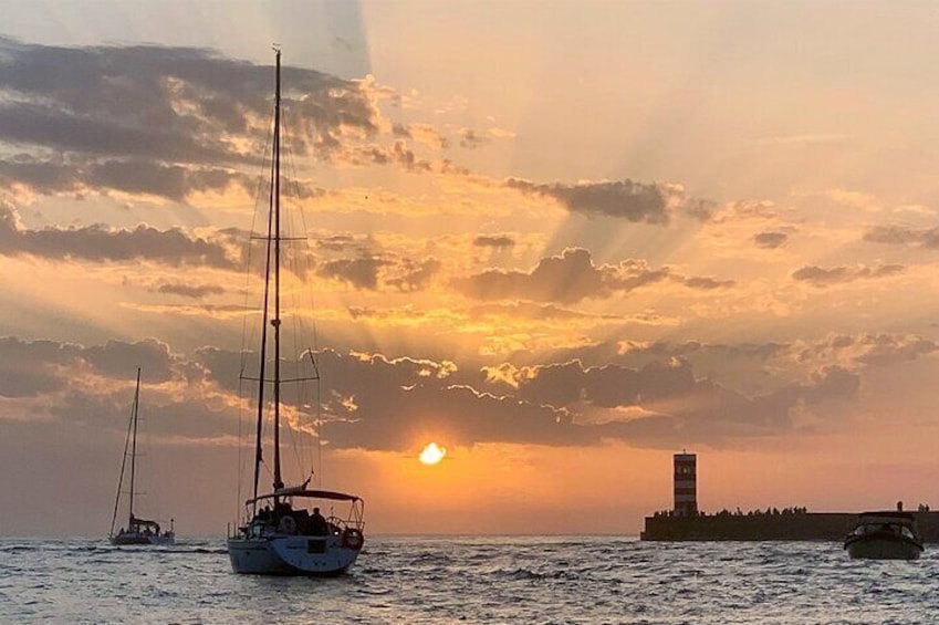 Sunset over the Atlantic