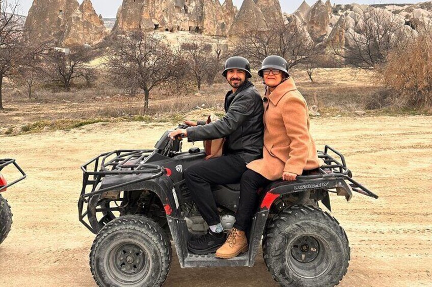 Cappadocia GOREME ATV tour with transfer and guide 