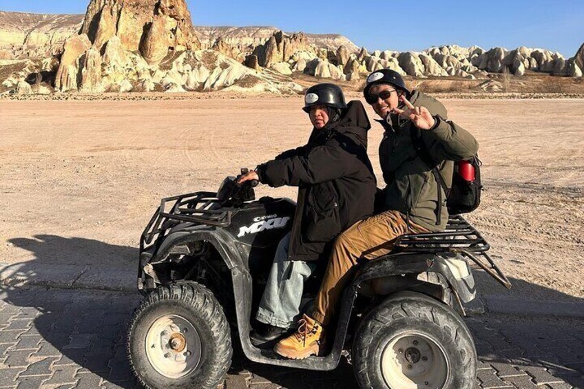Cappadocia GOREME ATV tour with transfer and guide 