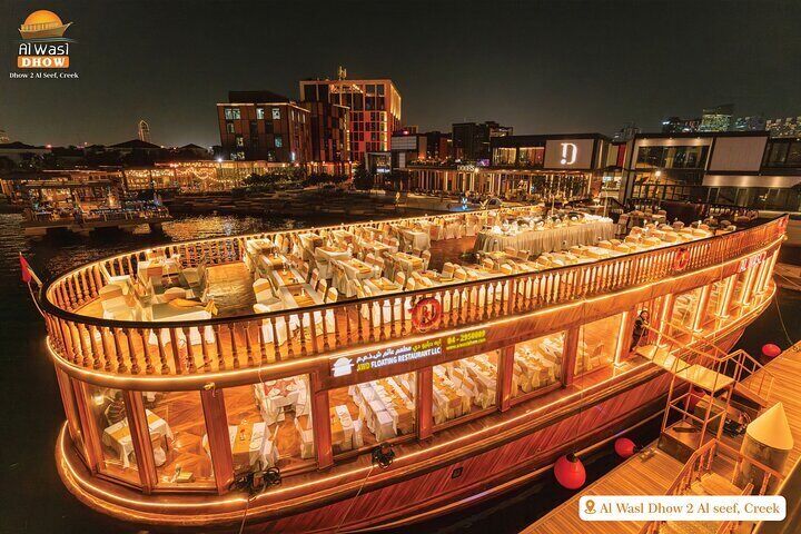 VIP Dhow Cruise at Canal with BBQ Buffet Dinner