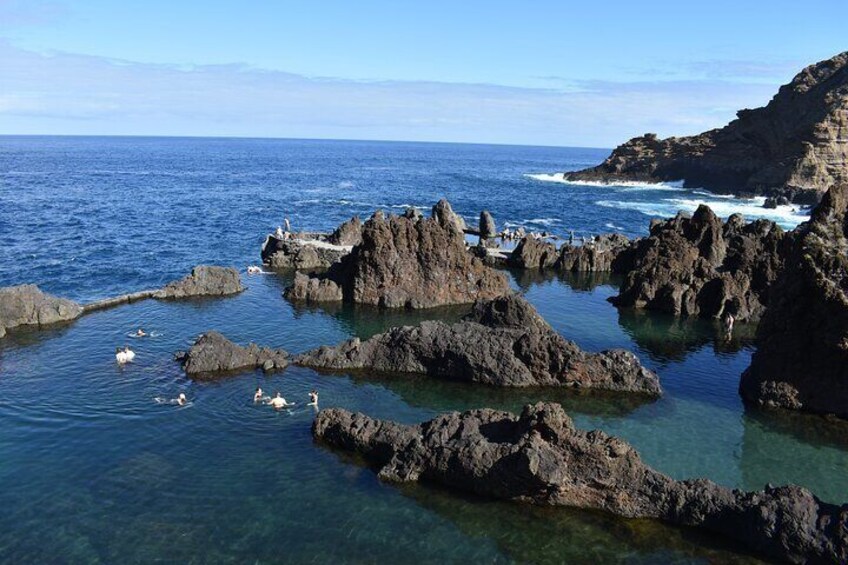 Porto Moniz Lava Rock Pools Waterfalls and Magic Forest Tour