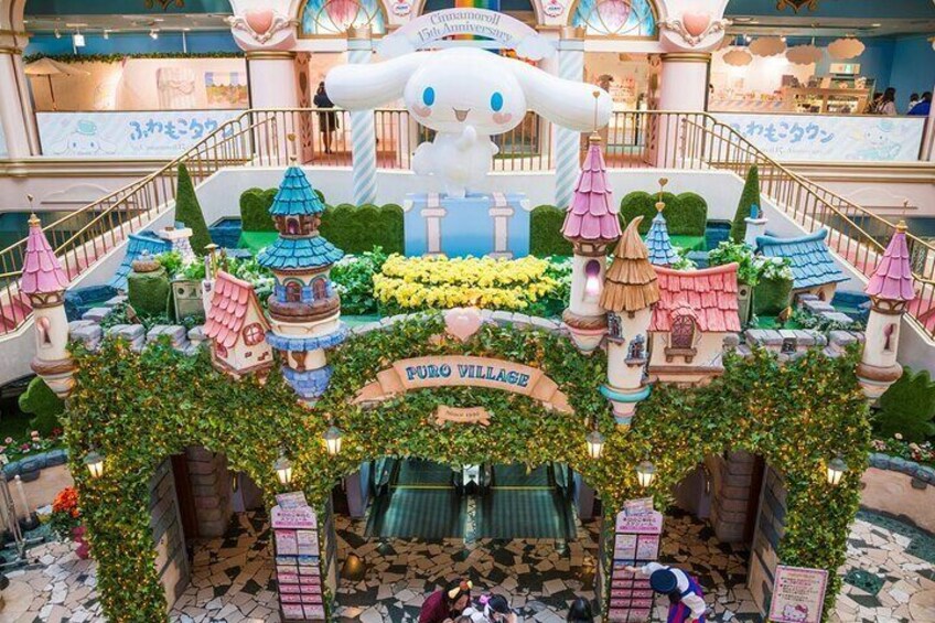 Sanrio Puroland, or Hello Kitty Land, is an indoor theme park 