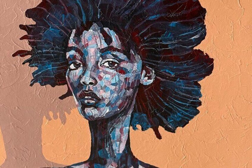 Art tour with Aline at Rwanda