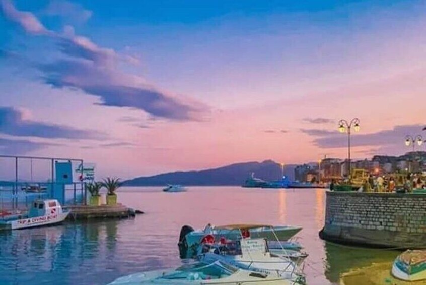 Saranda Sunset from Lekursi Castle: A Must-See Spectacle