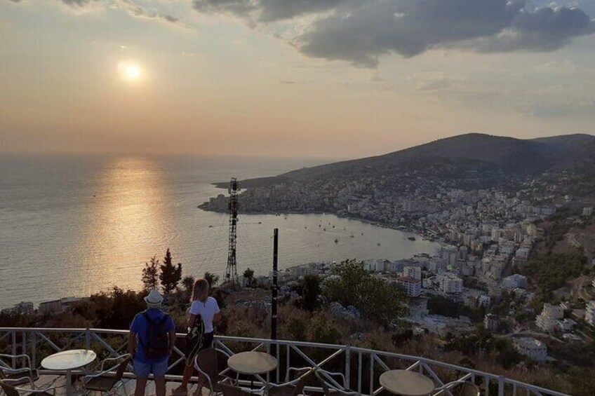 Saranda Sunset from Lekursi Castle: A Must-See Spectacle