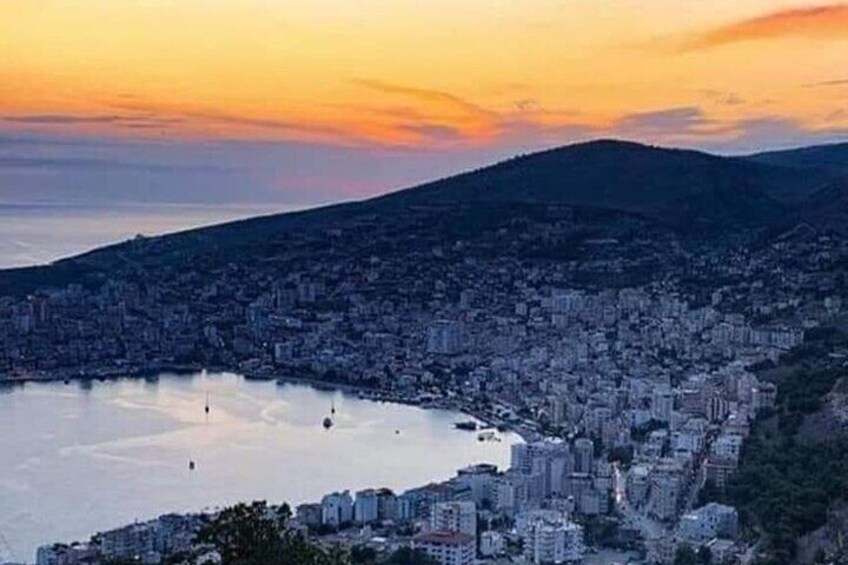 Saranda Sunset from Lekursi Castle: A Must-See Spectacle