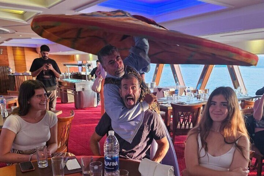 Orintal Dinner Show at 5stars Nile Cruise at Cairo