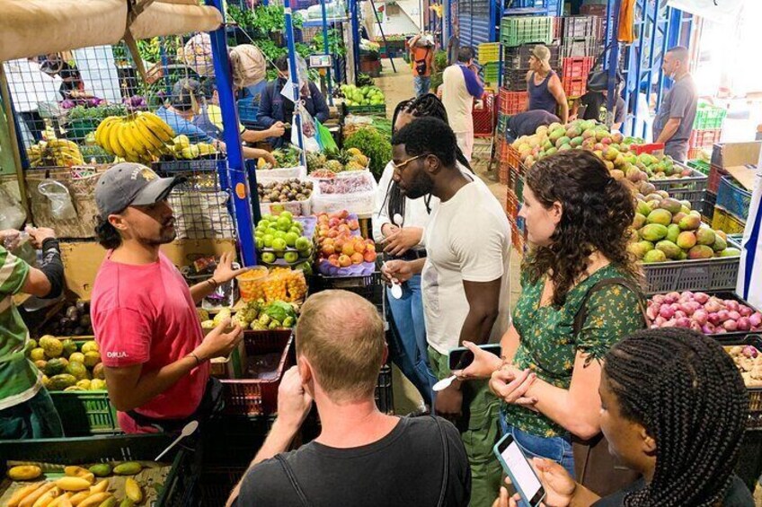 Tasting Colombian Fruits at the Local Market