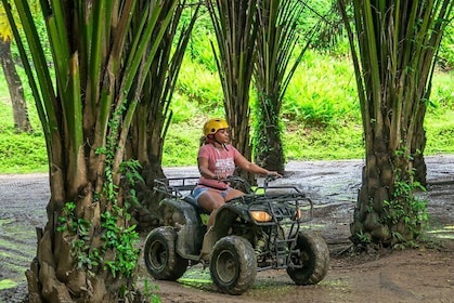 Bay Islands quad bike City Tour and Wildlife Sanctuary Visit