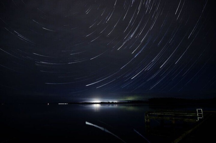 Star Trails, Strahan, Tasmania. Photo: Shane Rozario