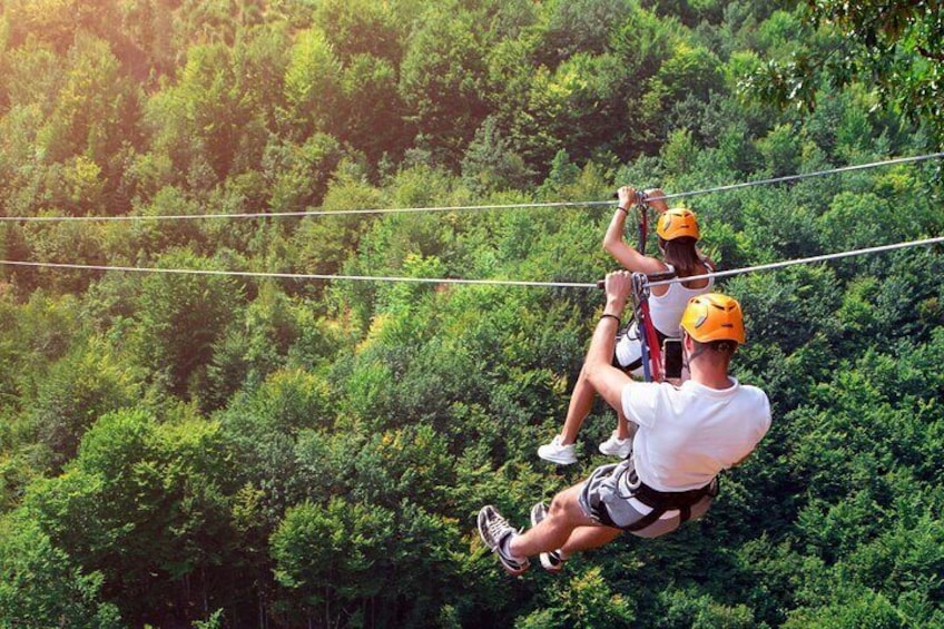 Atlas Mountain Zipline Adventure and Traditional Moroccan Hammam