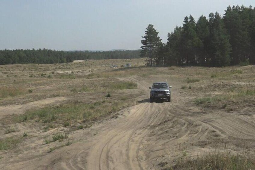 From Krakow Off Road 4x4 on Błędowska Desert