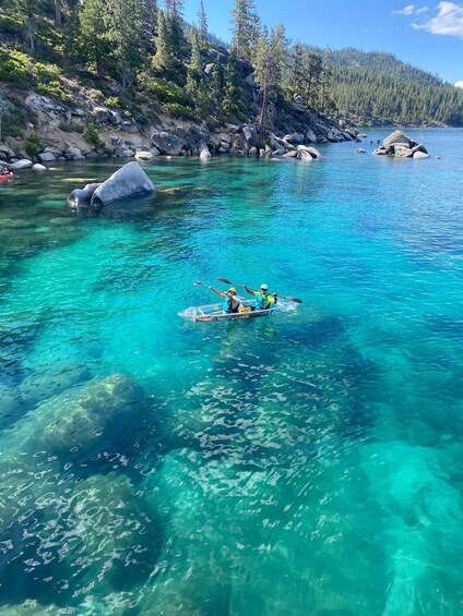 Picture 3 for Activity Lake Tahoe: Clear Kayak Tour From Sand Harbor State Park
