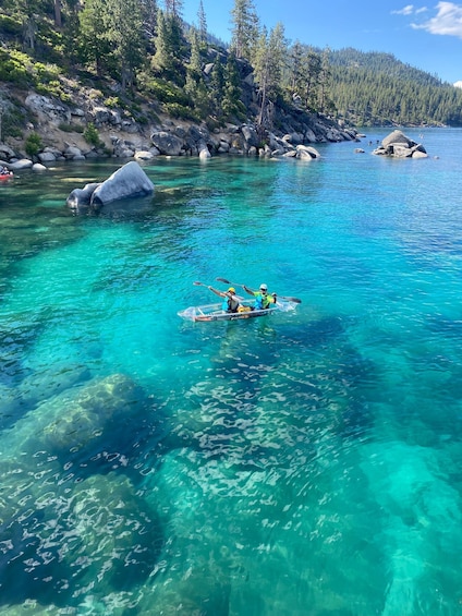 Picture 3 for Activity Lake Tahoe: Clear Kayak Tour From Sand Harbor State Park