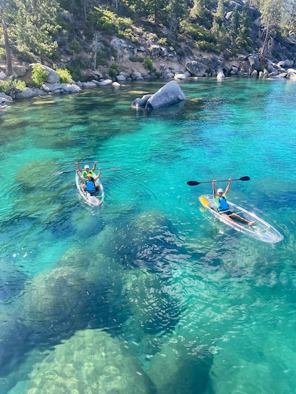 Picture 1 for Activity Lake Tahoe: Clear Kayak Tour From Sand Harbor State Park