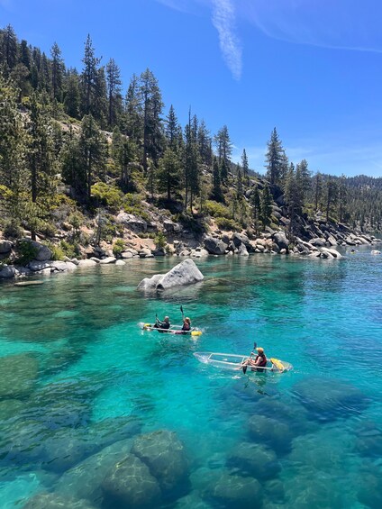 Picture 2 for Activity Lake Tahoe: Clear Kayak Tour From Sand Harbor State Park