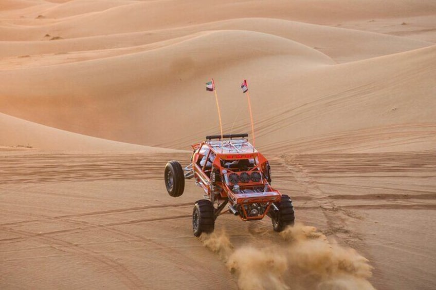 Buggy adventure in Dubai desert safari 