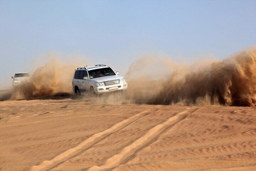 dune bashing in dubai desert safari 