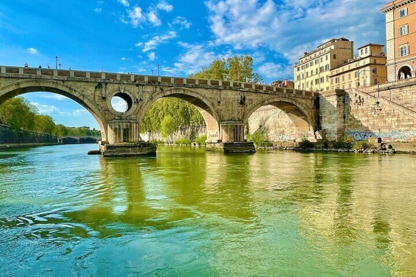 Rome Tiber RiverBoat Ride and Visit the Pantheon at your own pace