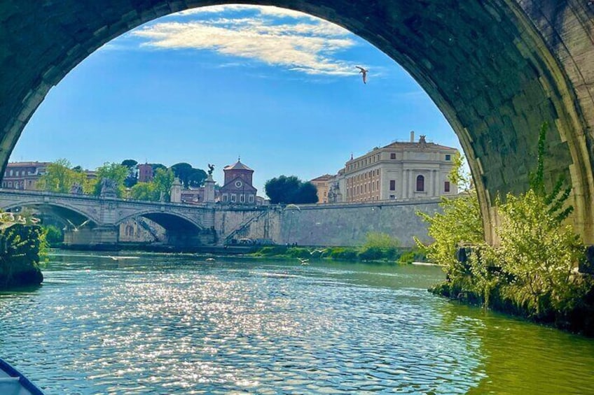 Rome Tiber RiverBoat Ride and Visit the Pantheon at your own pace