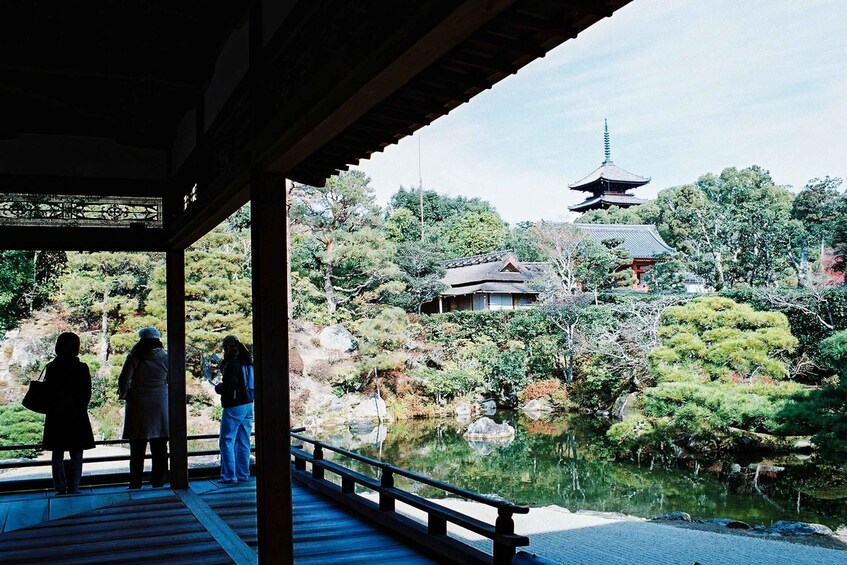 Picture 7 for Activity Kyoto: Kinkakuji and Ninnaji Temple with Monk Insights