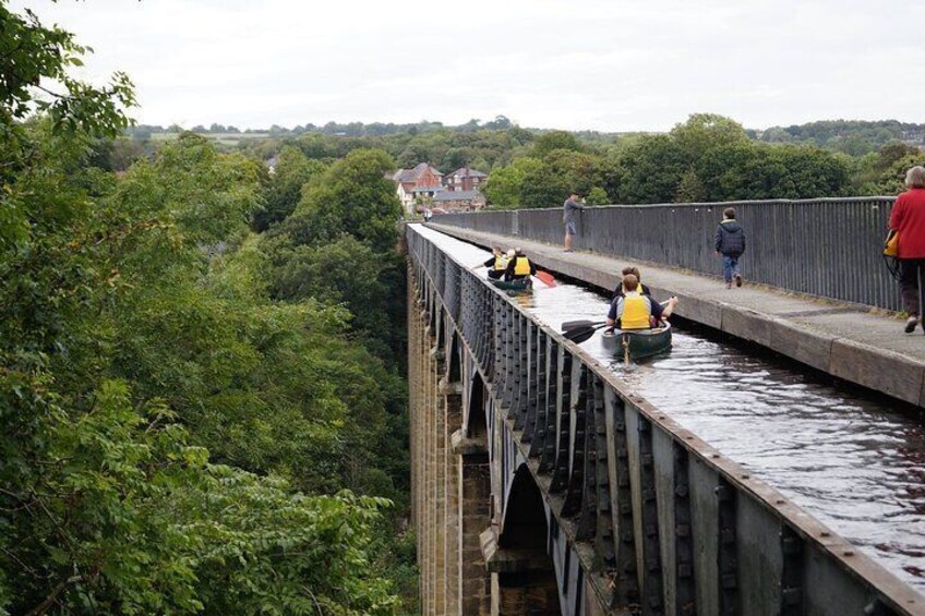 Canoe Trip Over the Pontcysyllte Aqueduct