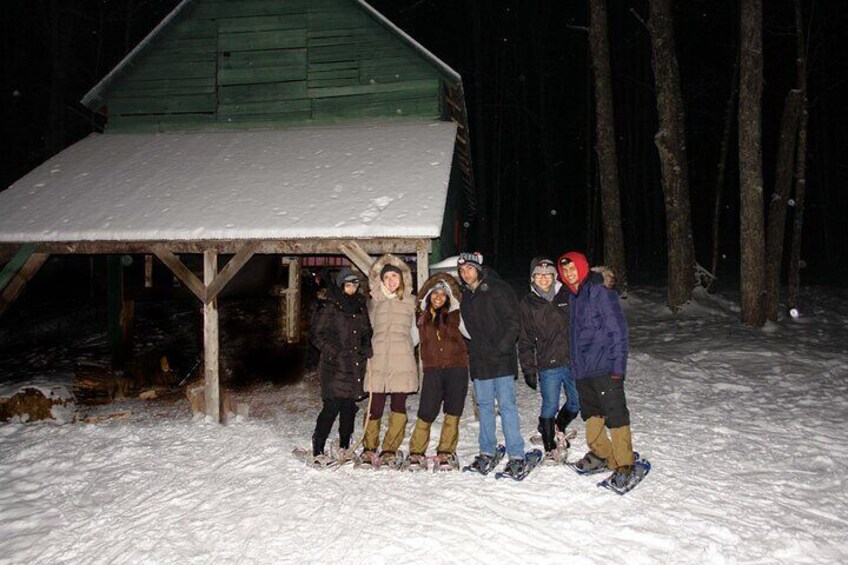 Moonlight Cabin Snowshoe Tour