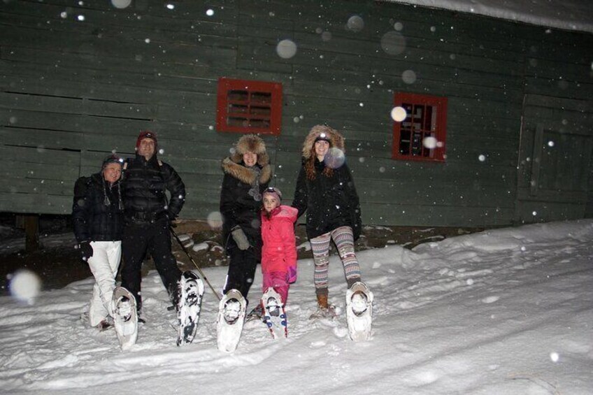 Moonlight Cabin Snowshoe Tour