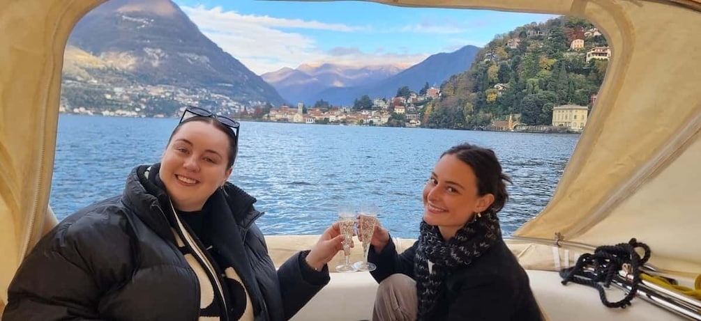 Picture 7 for Activity Lake Como: Aperitivo Cruise with Prosecco at Sunset