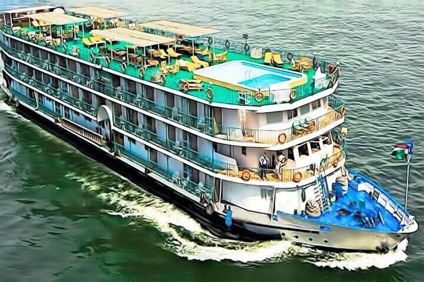 6 Days Nile Cruise Aswan Luxor & Abu Simbel By Train from Cairo