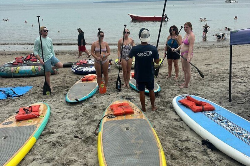 Jaco Stand Up Paddle Tour on White Sand Beach Excursion