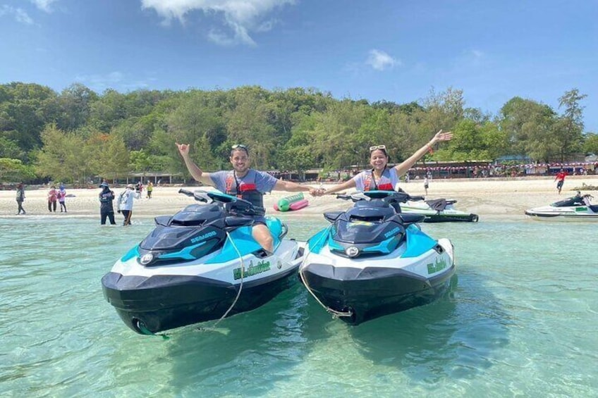 Pattaya Jet Ski 3 Islands Tour with Sanctuary of Truth Views