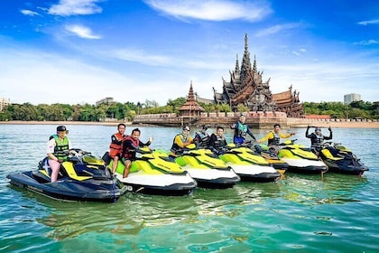 Pattaya Jet Ski 3 Islands Tour with Sanctuary of Truth Views