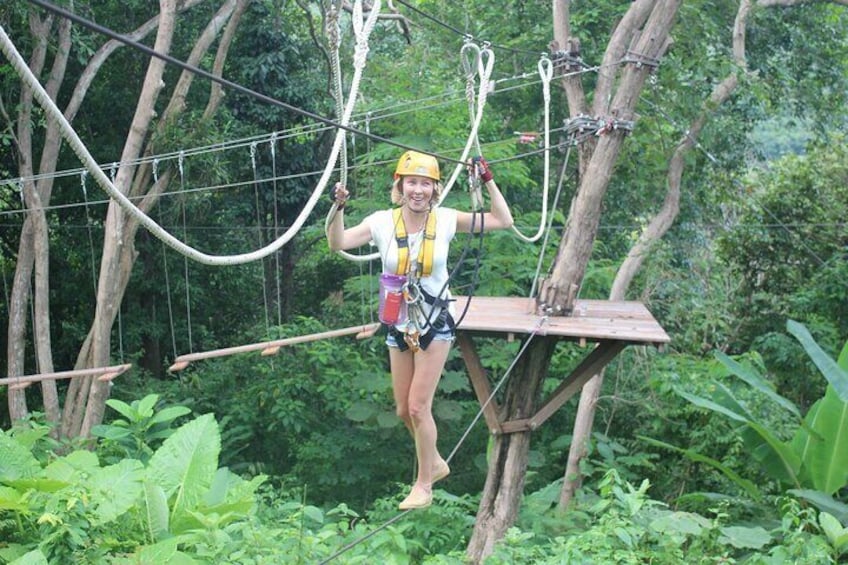 Phuket Rainforest Zipline Challenges and Xtreme Activities