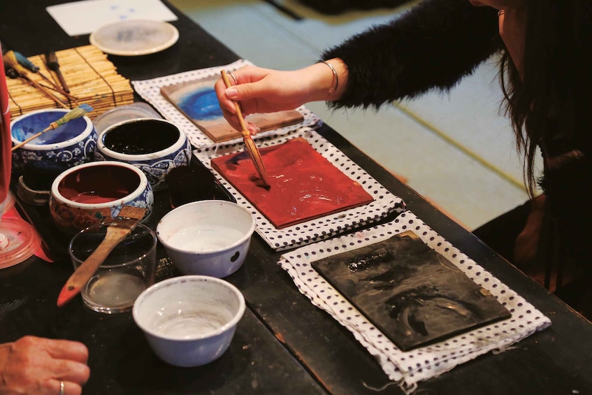 Picture 2 for Activity Kamigata Ukiyoe Museum:Ukiyo-e Woodblock Printing Experience