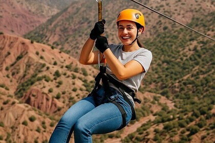 Thrilling Zipline in Atlas Mountains & Marrakech Transfer