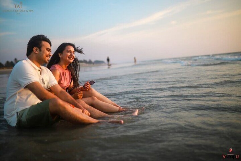 Private Beach Photoshoot in North Goa by Professional Photographer