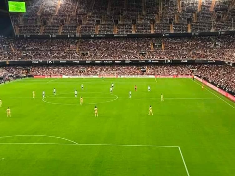 Valencia CF Football Game at La Mestalla