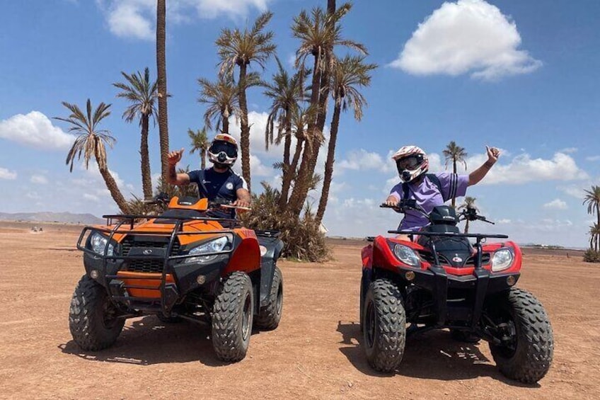 Quad Bike Tour in Marrakech's Palmeraie Desert