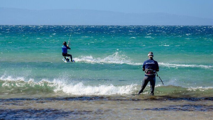 Kitesurfing lessons with Matos Tarifa