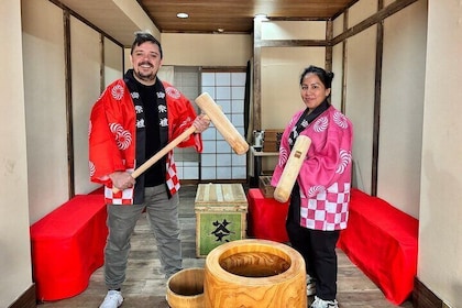 【For adult】Traditional Mochi Pounding Experience with Tasting