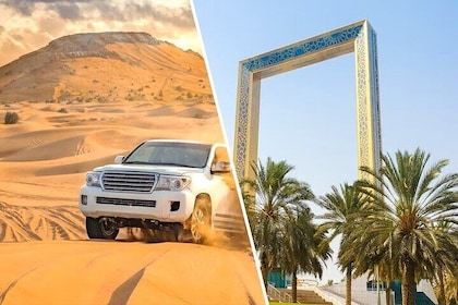 Budget Friendly Evening Desert Safari + Dubai Frame Tickets