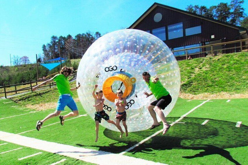 Zorbing in the Smokies! 