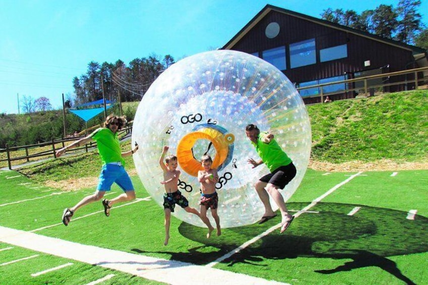 Zorbing in the Smokies!