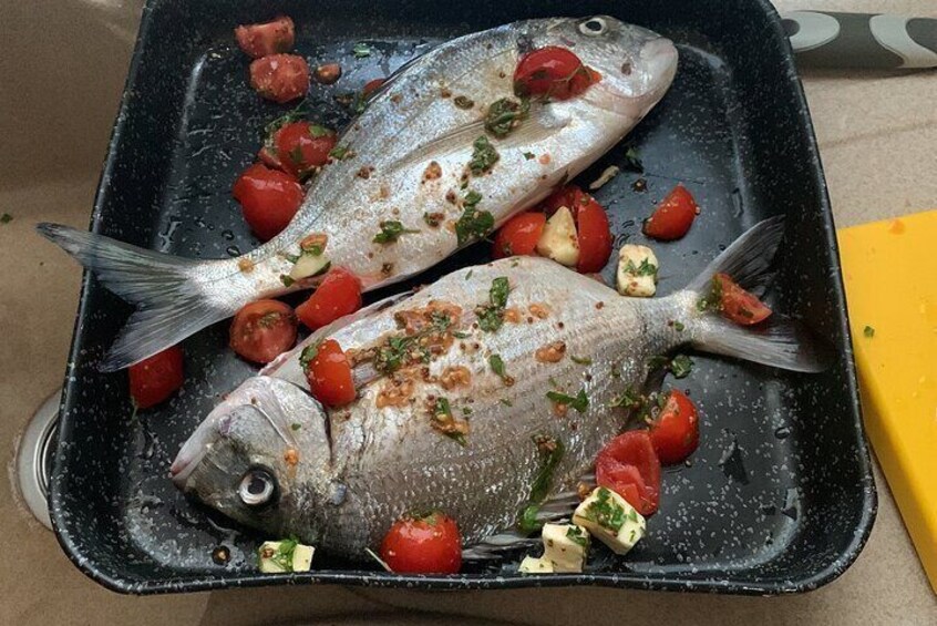 Fish Prvate Cooking Lesson