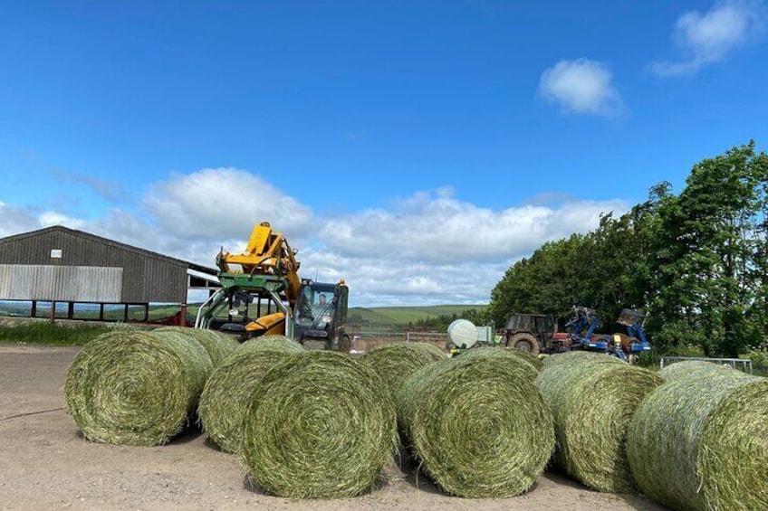 Silage making