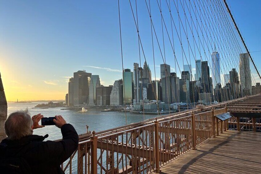 Brooklyn Bridge photo op
